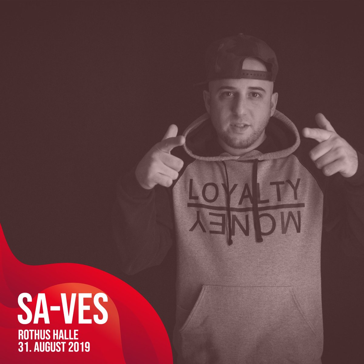 Sa-Ves (UK/CH), der in Biel lebende MC mit Eltern aus England und der Schweiz, ist in Withernsea, UK aufgewachsen und 2002 zurück in die Schweiz gekommen.

Am Samstag, 31.08.2019 in der Rothus Halle, Be there! 🚀