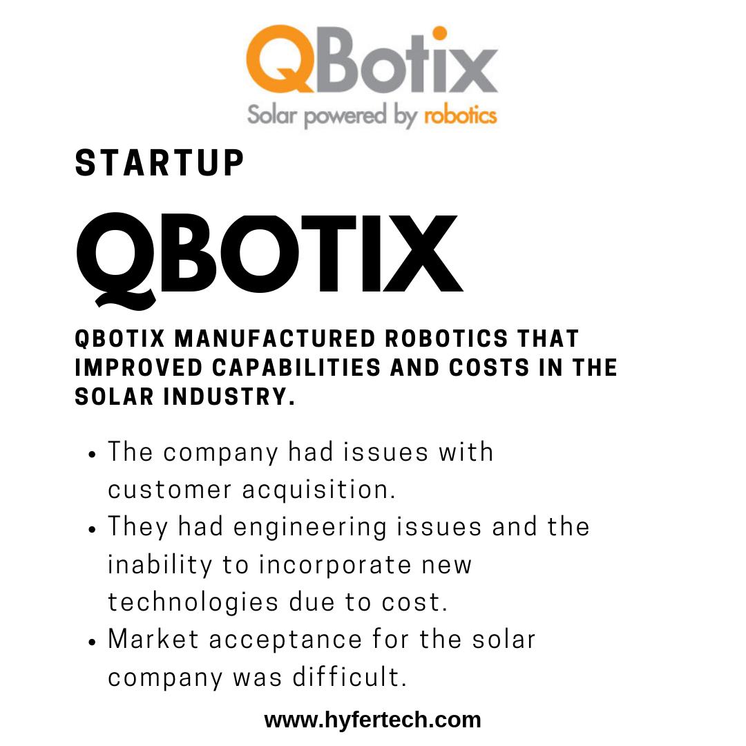 HyferTech's tweet image. No matter how great the idea is, understanding if the #market is ready is very important, QBotix raised $23.5 million in 3 rounds.
#startuplessons #FridayLessons #lessons #startup
Source : ow.ly/zauc50uzY2Q