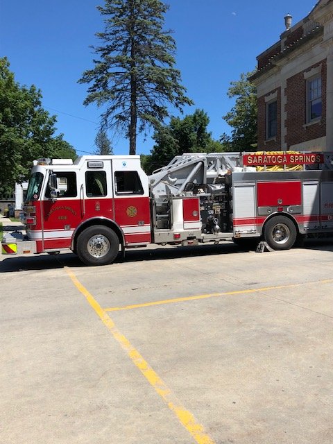 Thanks to Chief Dolan from the Saratoga Springs FD for allowing us to come to the fire house to present our presentation on gas safety and demo our new 1st responder prop trailer.  We spoke  to all 4 battalions (41 participants).  Great interaction and discussion on gas safety.