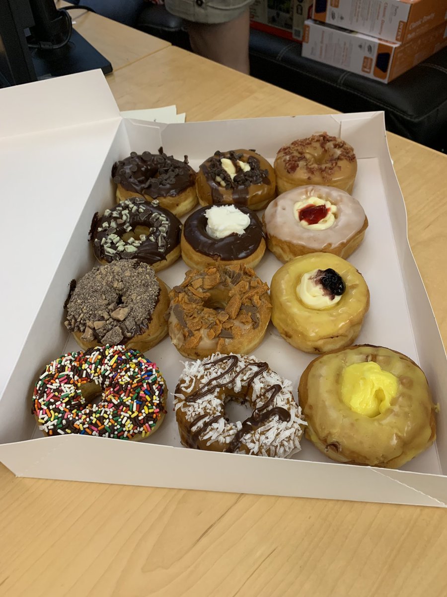 I don’t mean to brag ... but I think I know who has the best boss!! Thank you B for the delicious breakfast!!