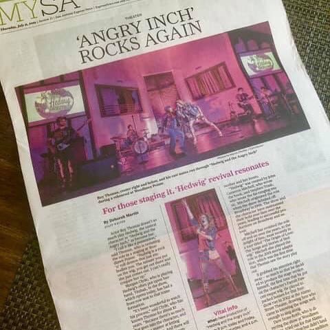 KTPercussion's tweet photo. We made the front page of MySA! Thank you @SAExpressNews for your support! Opening night was absolutely incredible, only 4 shows left!!!! https://t.co/N2IXxqxVKJ