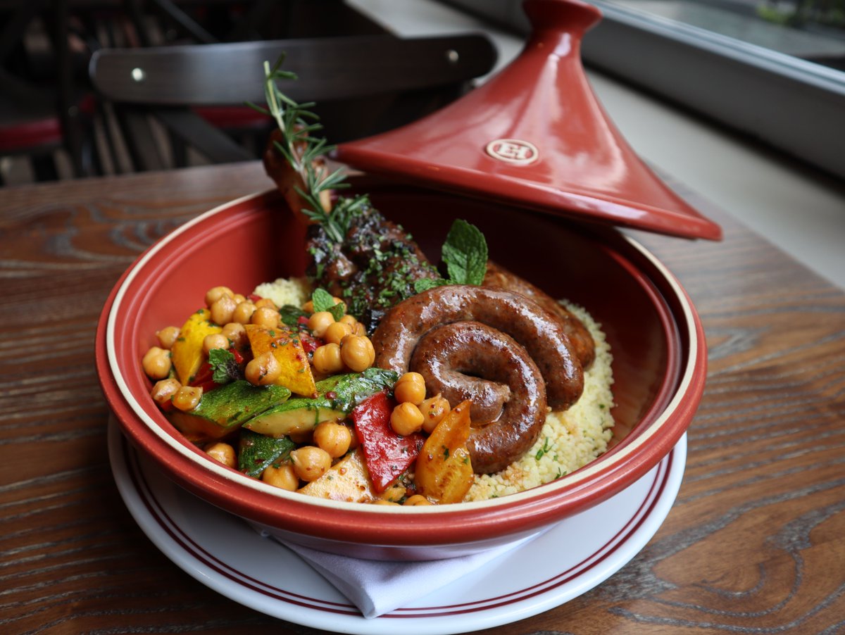 Bastille Day is almost here! Join us for our Tunisian Dog, spiced lamb sausage with mint yogurt, at brunch and happy hour. For dinner, we’re serving Cous Cous Royale for Two featuring Tunisian sausage and mint yogurt. See you Sunday!

#BastilleDay #FrenchFood #France