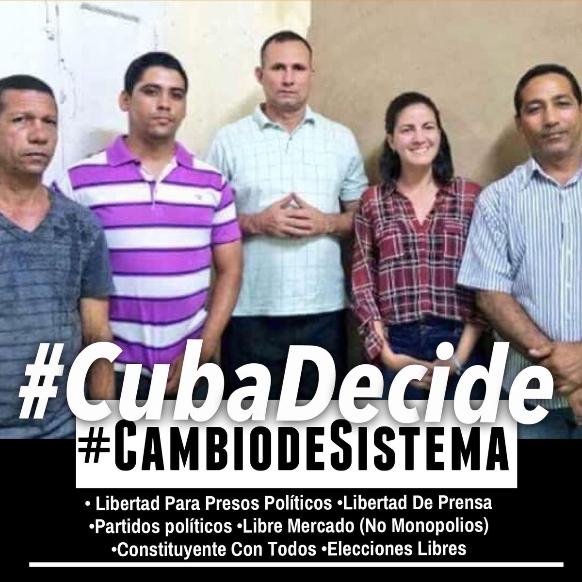 alisha_dekarnak's tweet photo. #CambiodeSistema #CubaDecide !!!! No más dictadura castroCanel https://t.co/rAmfSbbpI8