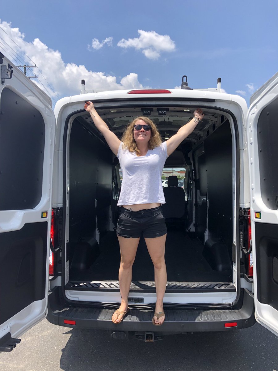 WanderRedFox's tweet photo. So we did! We bought a van to convert into our very own adventure campervan. I’m proud to introduce Atlas! #vanlife #campervan #investinadventure https://t.co/FkFlEmQjBT