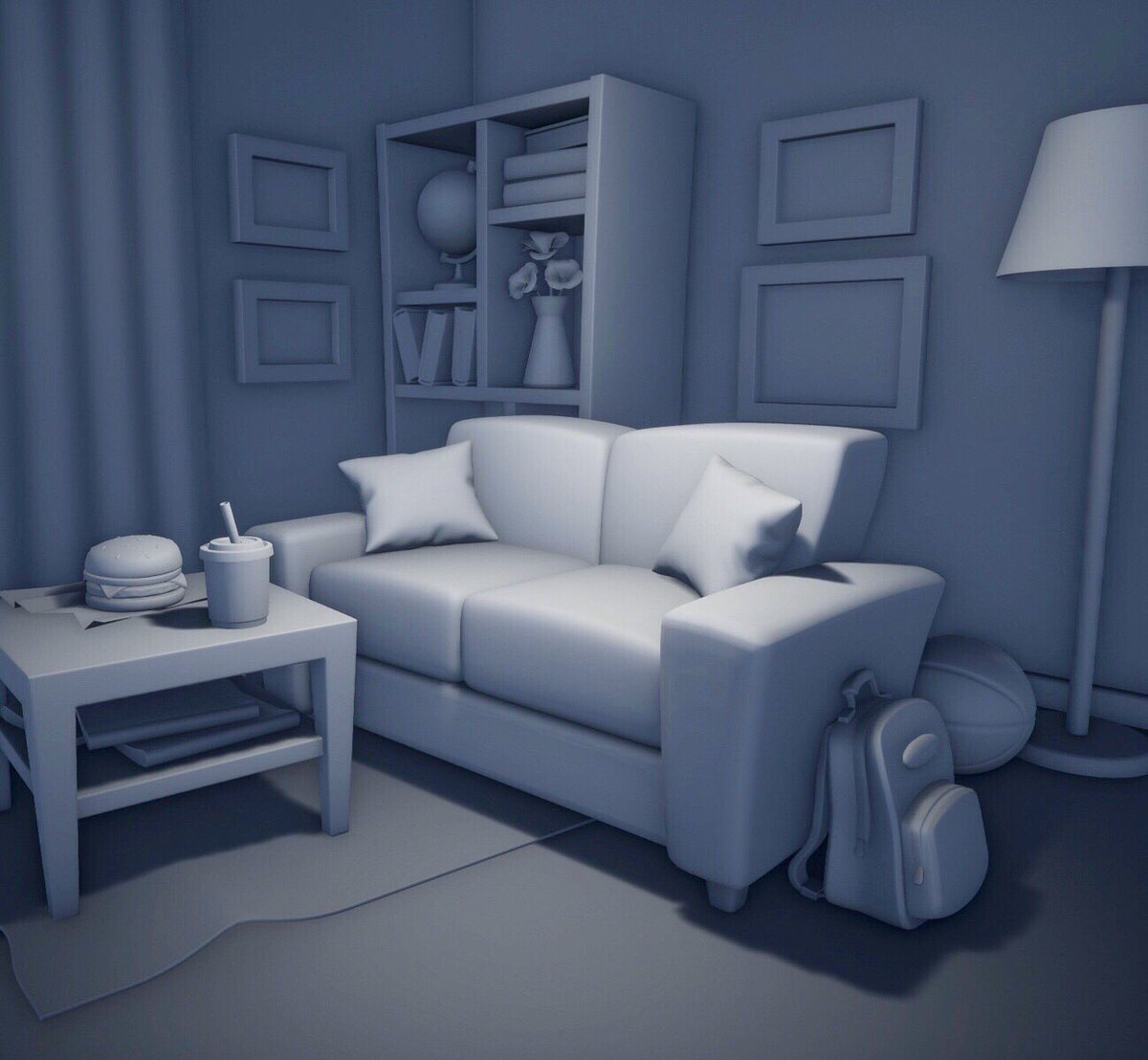 Made a small scene for #HideOnline video. 

#ue4 #UnrealEngine #screenshotsaturday #workinprogress #3denvironment #3dart #3dscene