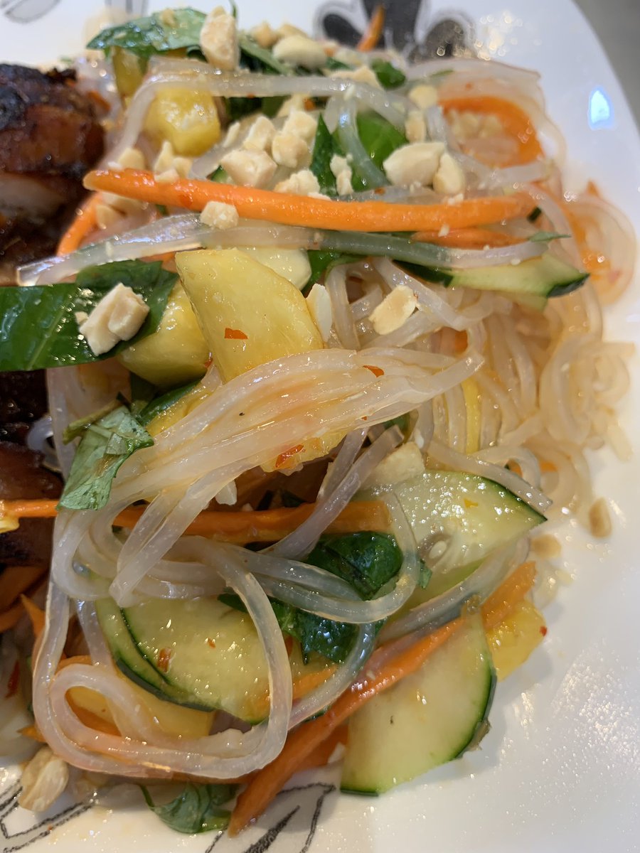 b_vietnamese's tweet photo. Grilled lemongrass chicken with tropical glass noodle salad @ The B’s Kitchen-1811 E.Cesar Chavez St 78702. https://t.co/NgUBW5QRTp