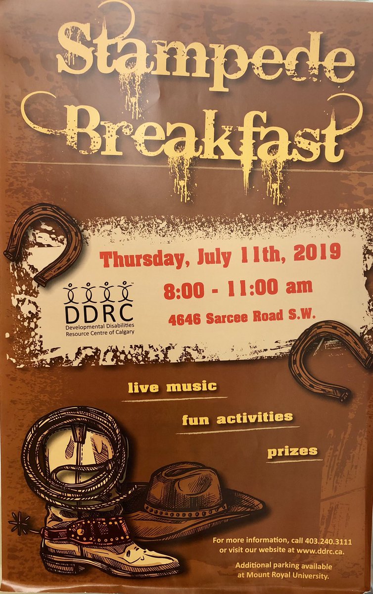 BigFishStaffing's tweet photo. DDRC 2019 Stampede Breakfast! 
If you didn’t make it this year, make sure to get out in 2020! 
A worthy cause to support... https://t.co/R8kJtXmIaV