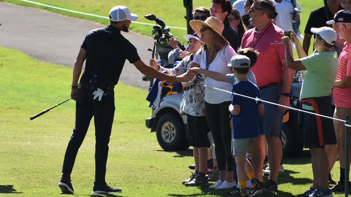 warriors's tweet photo. Off-season swingin’

Steph took his talents to the green for the weekend ⛳️

📷 Jeff Bayer/American Century Championship https://t.co/0bDqIYz1gj