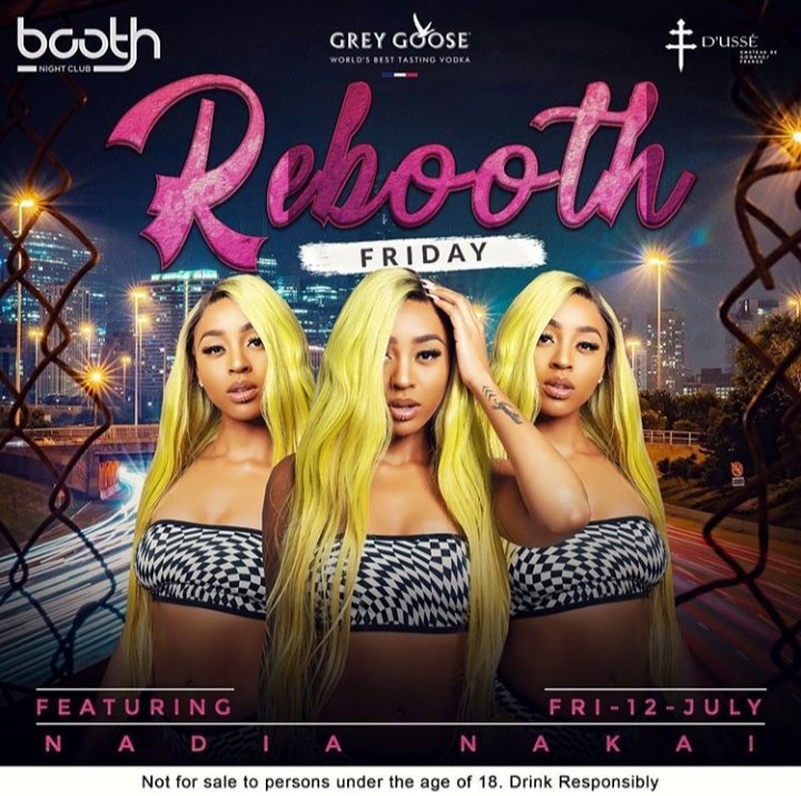 Bragga_Brigade's tweet photo. All roads lead to @boothsandton 💥 Come and have a blast with Bragga @Nadia_nakai tonight! 💃🏽🔥🚀
#ReboothFriday https://t.co/zxPP2T5tyx
