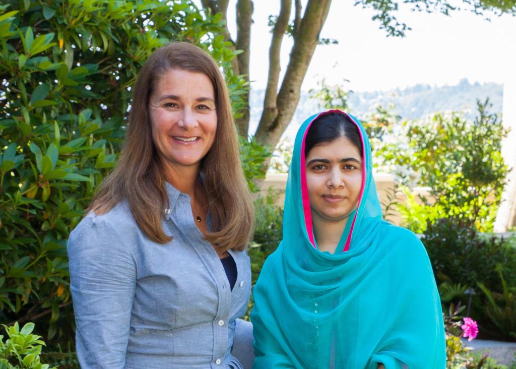 melindagates's tweet photo. Here’s to you, @Malala! I hope your day is filled with joy and inspiration. Thank you for your unwavering commitment to helping women and girls around the world. #MalalaDay https://t.co/SliBUYAjoB