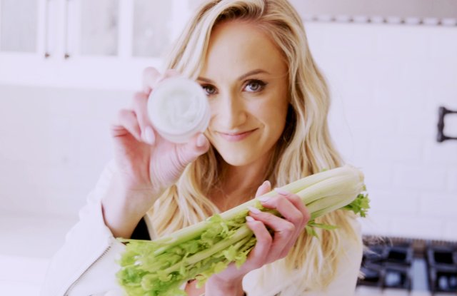 wwd's tweet photo. Olympic gold medalist @NastiaLiukin chatted with us about her new celery-powered moisturizer. 🔐 https://t.co/hOVYQtxF2b https://t.co/ns23NcRynP