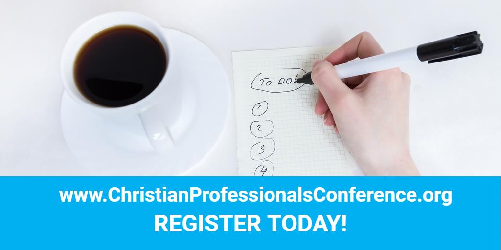 disciples_today's tweet photo. Is registering for the Christians Professionals Conference on your To-Do-List today? If not, grab a cup of coffee and then register. Tag a friend, co-worker, or professional peer.  https://t.co/cCvlmdeL0A 
#DTConnect  #icoc #disciplestoday https://t.co/OQU1EWzlYf