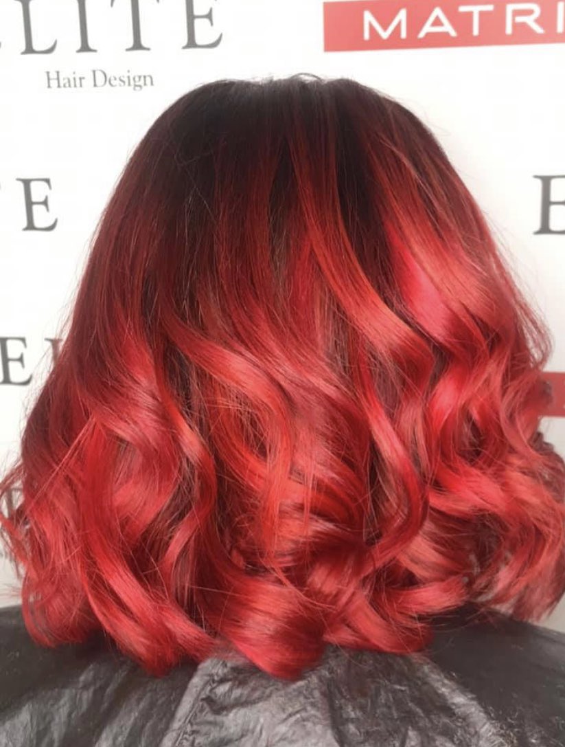 KellyWeaver's tweet photo. Red hair don’t care!!! #OrangeTones #EliteHairStudio #RedHead #NotMyPhotosButItIsMyHair https://t.co/HtwXUq0DdT