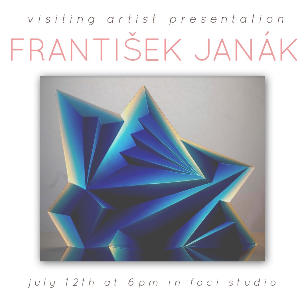 FOCIMCGA's tweet photo. Don’t miss this enriching opportunity to learn about the artistic journey of world renowned glass artist František Janák, Foci‘s current visiting artist from the Czech Republic. The talk starts at 6pm in the Foci Studio. See you there Minneapolis glass lovers! https://t.co/H3L0mp4oeB