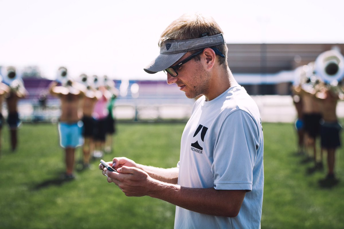 PhantomRegiment's tweet photo. UDB is helping us through some new drill changes during today’s rehearsal day🥳
#UDB19 https://t.co/zPMOlL0uro