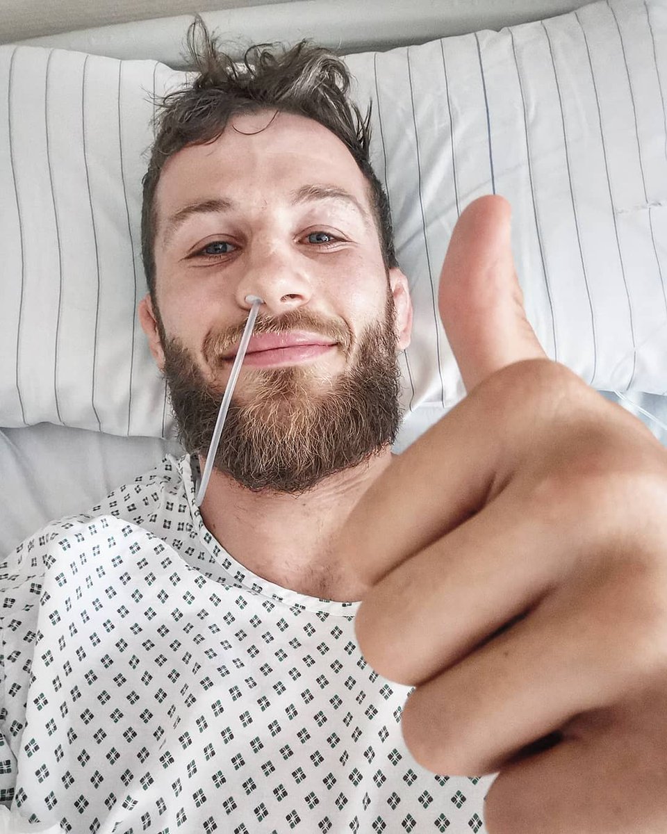 StephanPuetz's tweet photo. After 3 hrs of surgery I'm thrilled to announce that everything went well. This morning I started with physical therapy. I'll be back even stronger. See you soon in the cage/rage/ring 😎💣
#mmaspirit #t800 #illbeback https://t.co/qTwfMV2Fdh