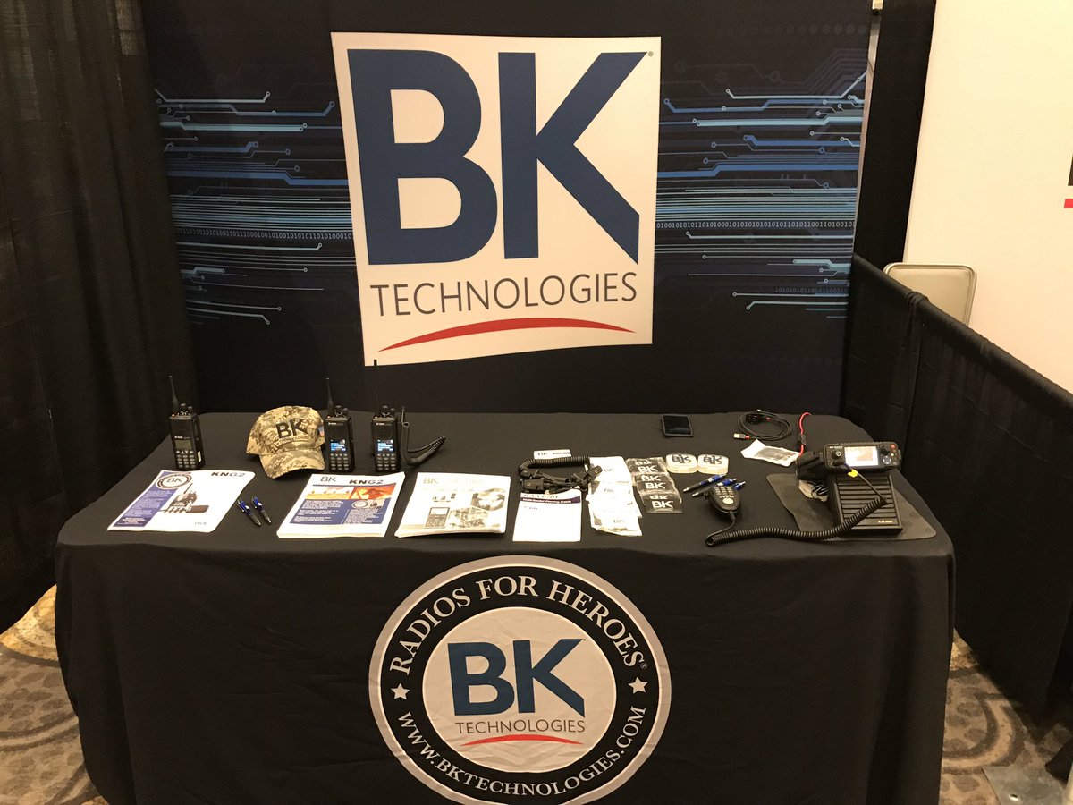 bktechmidw's tweet image. Join BK Technologies at the Ohio Fire Chiefs Association. Booth #36 #radiosforheros