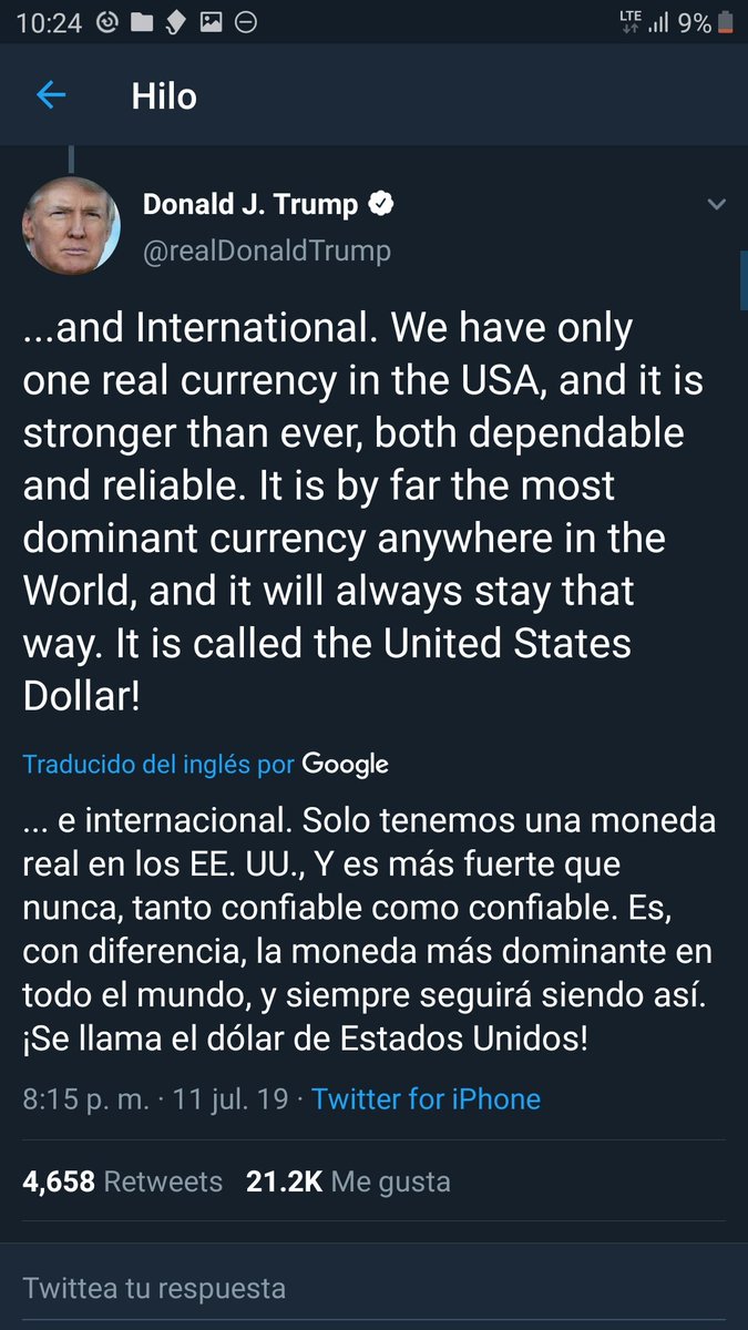 AsonacripVe's tweet image. A continuación publicamos los comentarios del Presidente de los EEUU @realDonaldTrump con respecto a las criptomonedas. Desde Asonacrip proponemos que EEUU de un paso adelante con la tecnología Blockchain y cree su USACoin #Bitcoin #CambiaElMundo #CompraCripto #HablaCripto