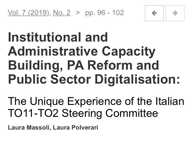 Laura_Polverari's tweet photo. What do #ESIF do to foster #administrative #capacity & PA digitalisation? Read Italian experience in this article by @FunzPub senior official Laura Massoli & me - Free access in @lexxion #Estif https://t.co/lOJ30Q6Nll @eprc_eu @RegioAdmCap @AgidGov @AgenziaCoesione @FormezPA https://t.co/YxvcX8tPEv