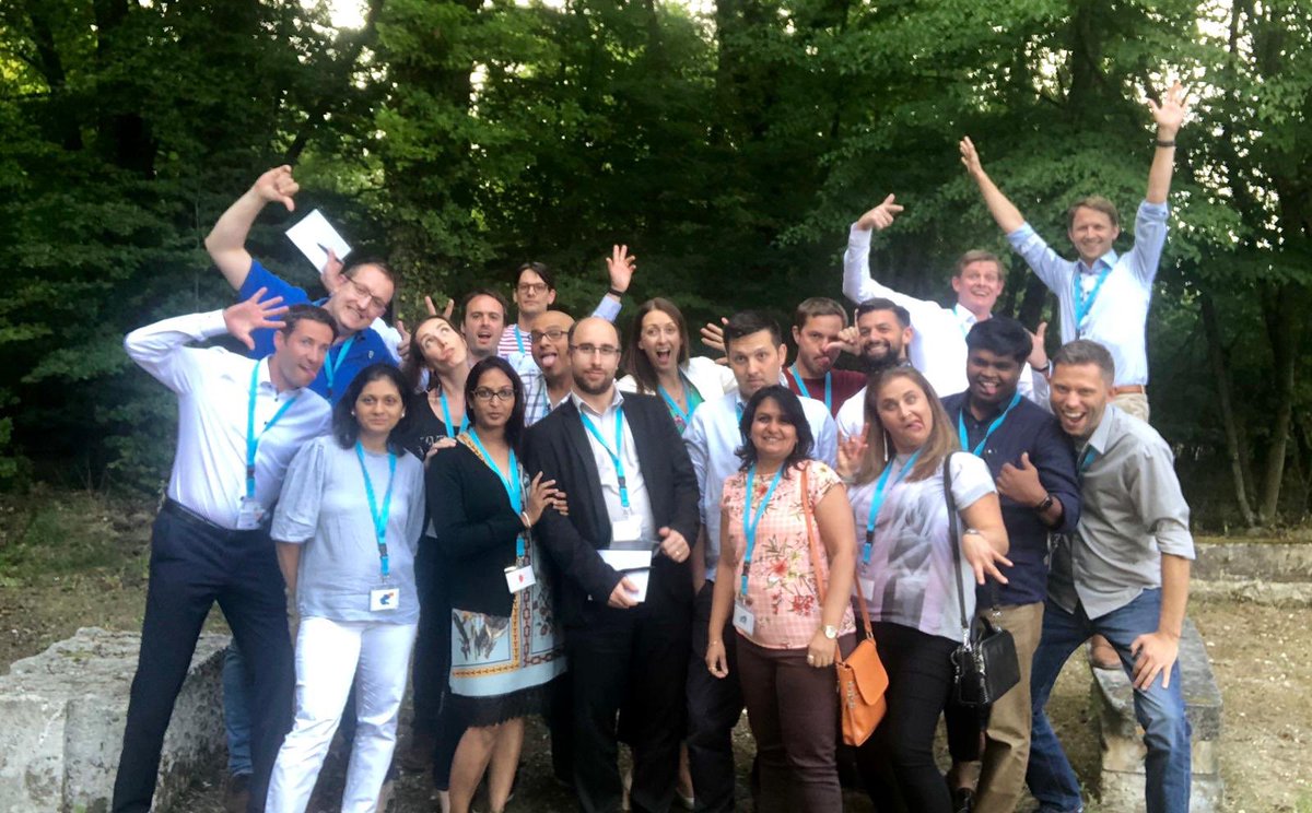 nichodkinson's tweet photo. Incredible week with the #Connectanddrive cohort in @Capgemini #LesFontaines campus. Amazing group of our next gen global leaders. A real honour to be part of the program this year 😊 #AppsMgt #LoveYourCareer #TalentX https://t.co/jozg2cYsfW