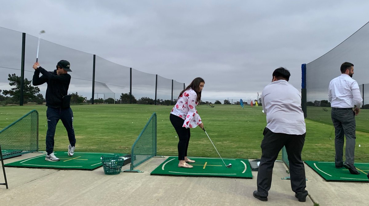 Dynamic_Edge_LA's tweet image. The #DynamicEdgeConsulting team had some fun at the #drivingrange after work! ⛳️  #Carson