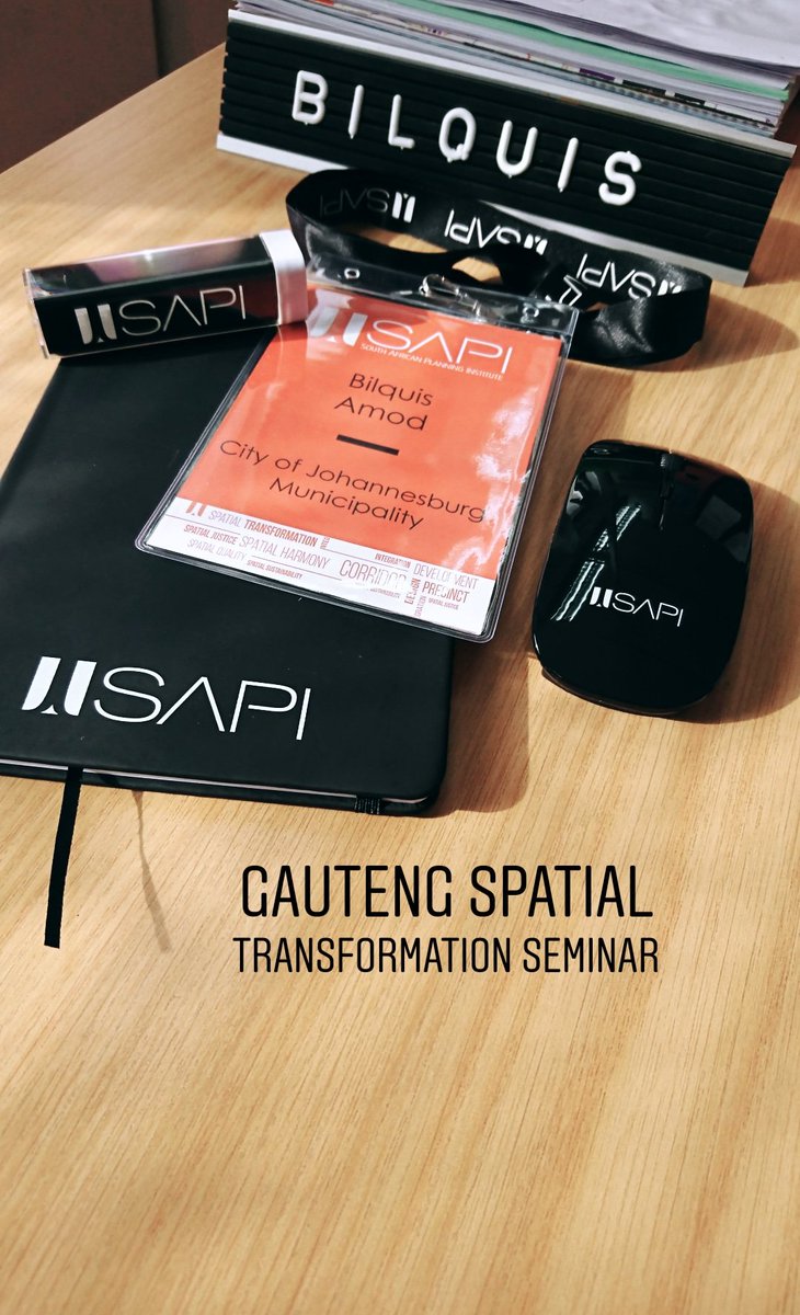 bilquisamod's tweet image. Enjoyed the discussions at the Gauteng Spatial Transformation Seminar that took place today.

#SAPI #Gauteng #SpatialTransformation #DevelopmentPlanning
