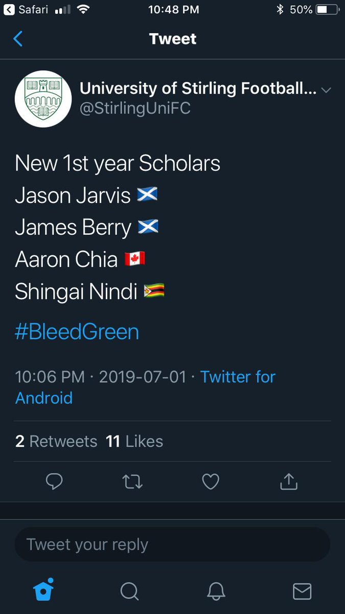 We would like to congratulate <a href="/DarlingtonSCInc/">Darlington Soccer</a> Alumni and Darby FC Player @aaronchiaa has signed to Play for <a href="/StirlingUniFC/">University of Stirling Football Club</a> in Scotland starting August 2019!! <a href="/DARBYFCL1O/">DARBY FC</a> <a href="/Journeyman09/">Chris Geddes</a>