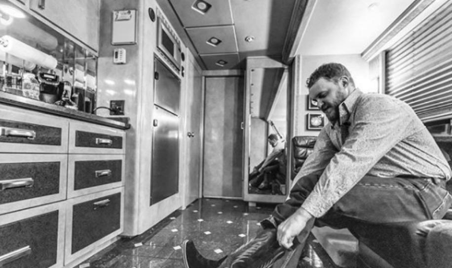 Us getting ready to go out and support our man @CodyJohnson