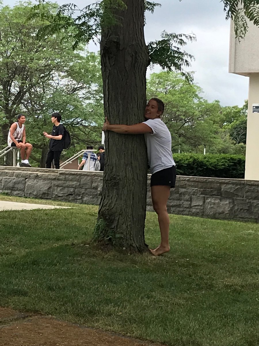 b_heather91's tweet photo. Measuring outside today for our final numeracy class. Estimating the circumference of the tree. It was a pleasure to teach 005. I even had some students for 3 courses. It’s bittersweet to have this course finish but I know our TCs will do great things!  ⁦@QueensEduc⁩ https://t.co/OKsfPHLcSa