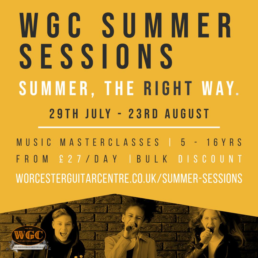 WGC_GUITARSHOP's tweet photo. ☀️WGC Summer Sessions -  Spend Summer the Right Way. ☀️
Music Masterclasses | 5 - 7 yrs

Link in Bio!
.
.
.
#summer #summerholidays #schoolsout #music #musicschool #fun #learn #masterclass #musiclessons #summerschool #worcester #worcesterguitarcentre #wgc https://t.co/NN3GurN3H2