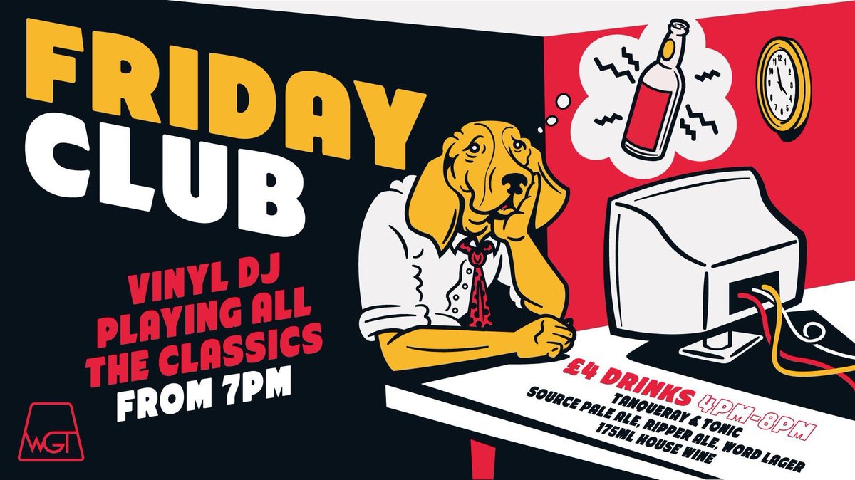 Friday Club Deals still on til 8pm! Hurry hurry...
DJ From 7pm 😎 Or try our new summery menu!