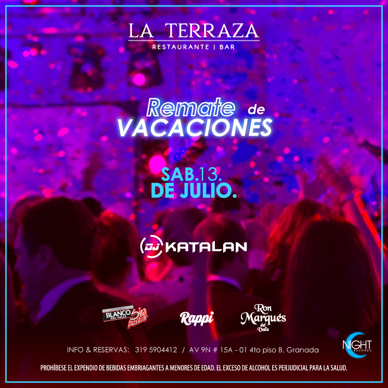 NightRecords's tweet photo. Nos gozamos la #fiesta con toda mañana sábado 13 de julio en La Terraza de Granada con las mejores mezclas #Urbanas acompañadas de grandes promociones durante toda la noche 💃🥳 !

Info &amp; reservaciones. 3195904412 https://t.co/I8ZJDajTgP https://t.co/FvoGtjCPsv