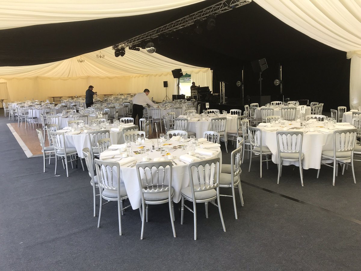 TonyB440's tweet photo. Great start to Marquee Week @SaffronWaldenGC with excellent guest speaker Steve Rider and fantastic staging by @3DEventsProduct @cambridgemqs @centenaryswgc19 https://t.co/TFB3aFgGeG