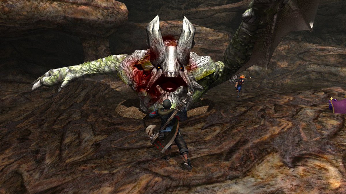 BlueRoyalJaguar's tweet image. atrás barrabas #basarios #MHGU #MHGenU #monsterhunter #NintendoSwitch