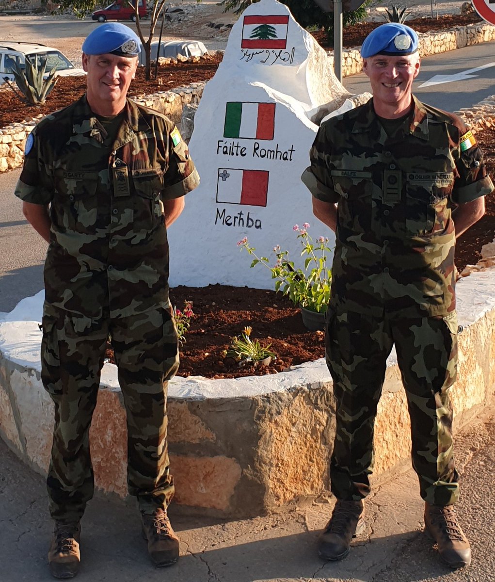 Proud to have completed 31 years service as a member of No 7 Pl, 3 Inf Bn alongside fellow member Ger Fogarty whilst deployed to UNIFIL. Congrats to all the class of '88 and remembering those who are sadly no longer with us - Blondie, Eddie and Jim. #dilisgobrath