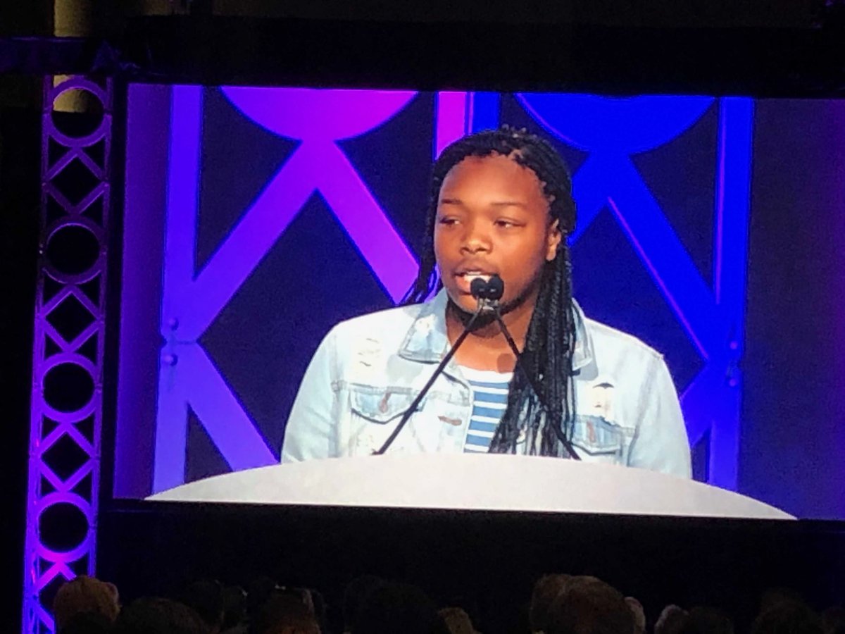 Profound and heartfelt words from a local middle schooler. “A Time to Believe” is a great reminder to all of us, kids and adults alike! #naesp19