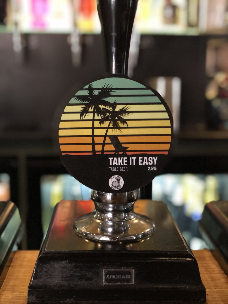 New release on at <a href="/TheBootatRepton/">TheBootatRepton</a> ! Take It Easy, our zesty table beer, full of flavour and citrus aromas and only 2.5% #craftbeer #realale #tablebeer #lowabv #lowalcohol #summer