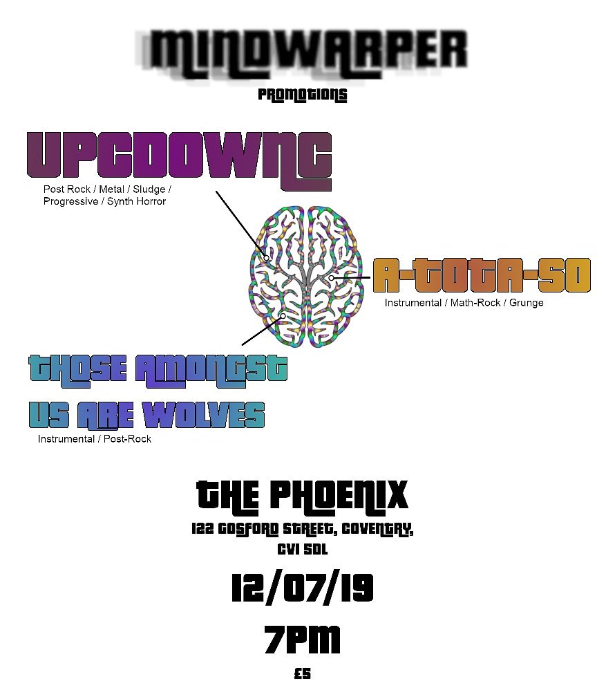 mindwarperpromo's tweet photo. Everyone is in and ready to go. Doors at 7. #Coventry will be loud tonight.

@Upcdownc
@atotaso
@TAUAWolves

#postrock #postmetal #mathrock #grunge #livemusic https://t.co/ht634EZTWs
