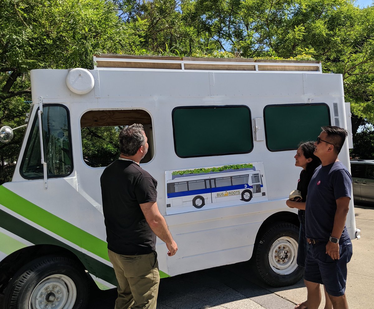 BusRoots's tweet photo. See you this weekend!
at New York Hall of Science
Sunday 14 July 2-4pm to meet some of the team that helped rebuild the #busroots garden. #greenroofs #plants #plants🌿 #climatechange #greentechnology https://t.co/uUFqW8LLCh