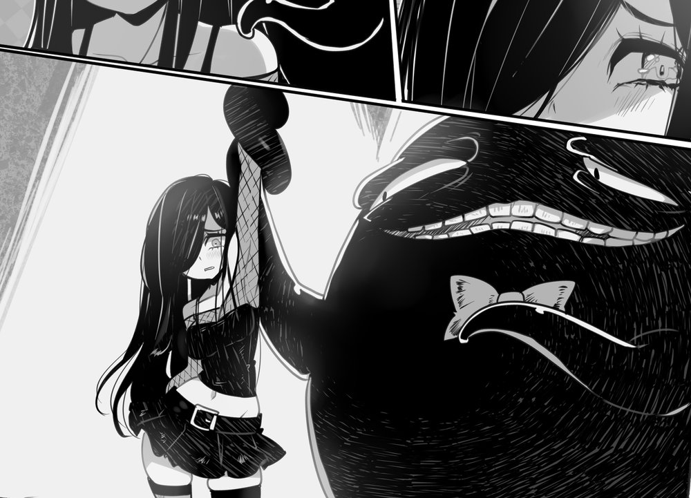 https://t.co/q5lOnCCLOv
Amissio update~! Read it on tapas!
Girighet plays a rather cruel game and it looks quite hopeless for Aria. </3 