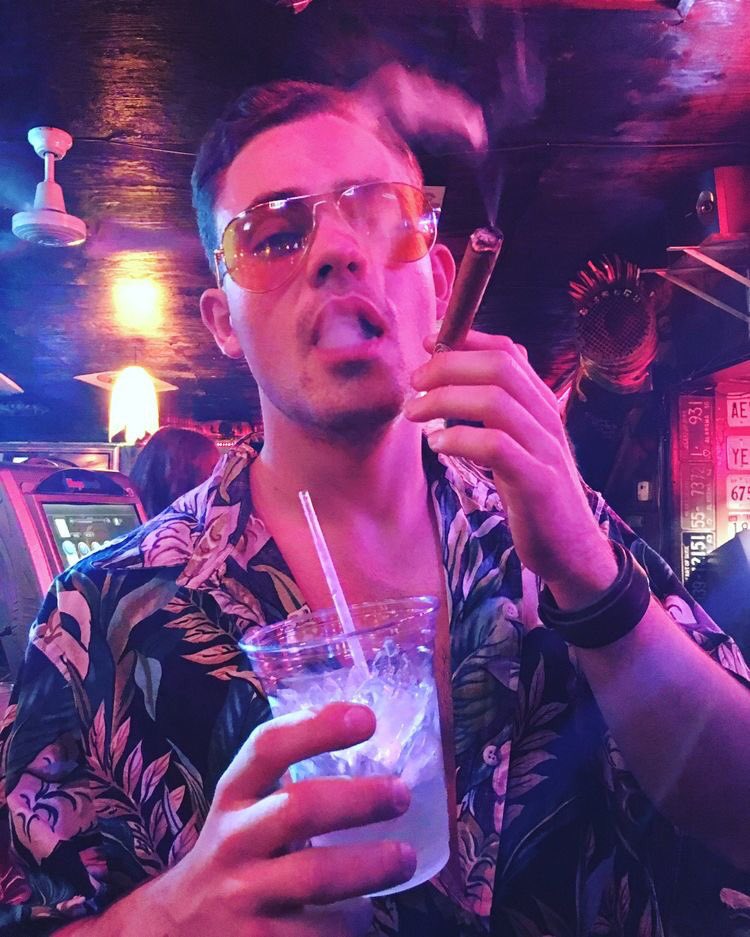 dacre montgomery: “i don't smoke in real life” also him: