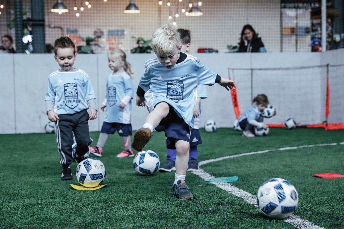 sportingkcyouth's tweet photo. For the first time this fall we are opening up #SportingStripes, powered by @PNCBank, in Olathe at the new Olathe Soccer Complex! This is a 6 week session that will be held outdoors on Saturday mornings. Come earn your stripes! 

Learn more &amp; register » https://t.co/I8N3Wyk8HG https://t.co/HjCeOGxPBj