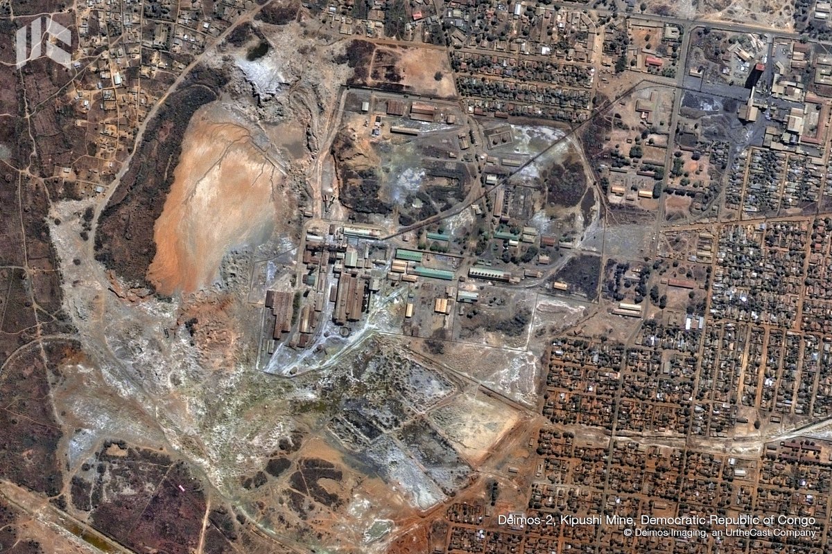 EarthDailyA's tweet image. #DEIMOS2 captured Kipushi Mine in the Democratic Republic of the Congo&apos;s Katanga Province. #DYK that more than 3% of the world’s copper comes from this region? #Mining #NaturalResourcesManagement