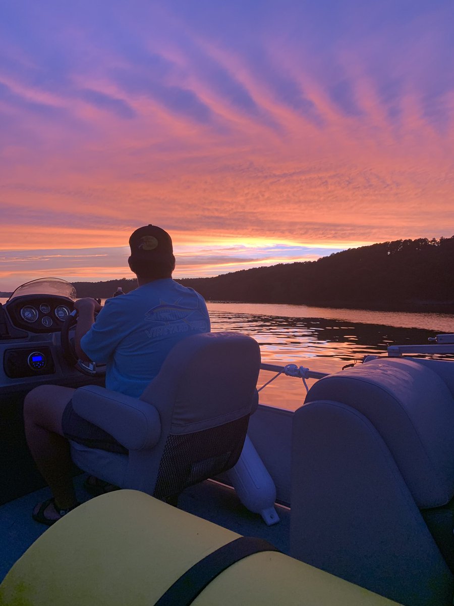 Fishin after football. Nothin better.#lakelife