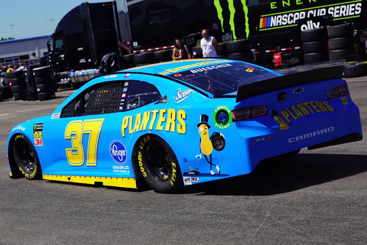 Chris Buescher's Mr. Peanut paint scheme for this weekend r/NASCAR