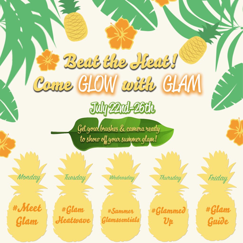 CierraKobiAnn_'s tweet photo. ..... and WE BACK!
@GLAMatUGA presents #GLOWwithGLAM 🔥✨Post your summer looks, favorite products, and makeup advice for a chance to win a giftcard to Ulta! We can’t wait to see your looks . Hot girls bout to show owtttt. Period 🥵👏🏽.
July 22-26 🌞 https://t.co/NlrrQzSxtz