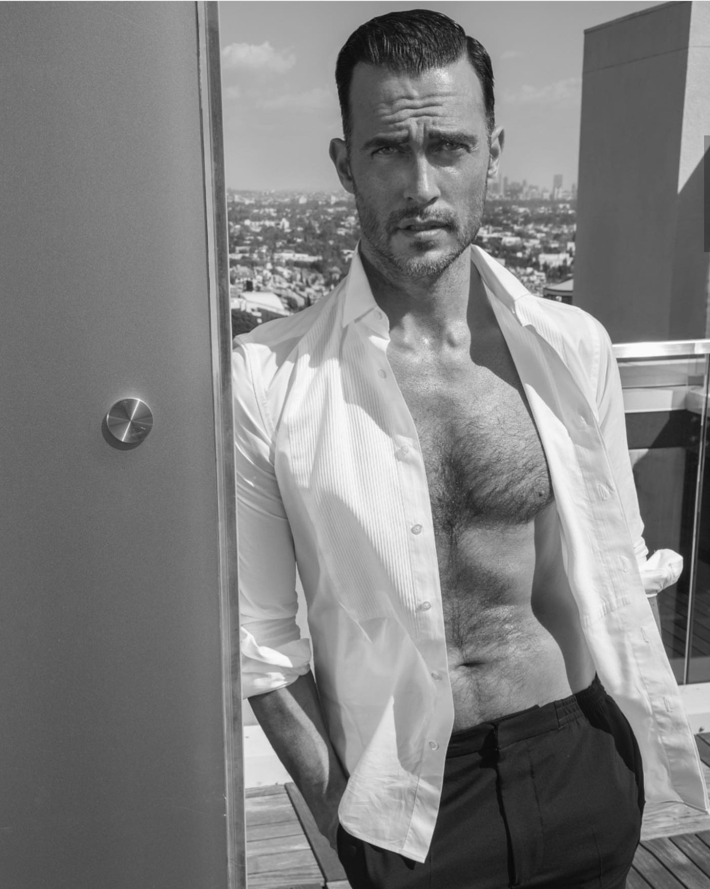 Cheyenne Jackson looking on his birthday... Happy Birthday! 