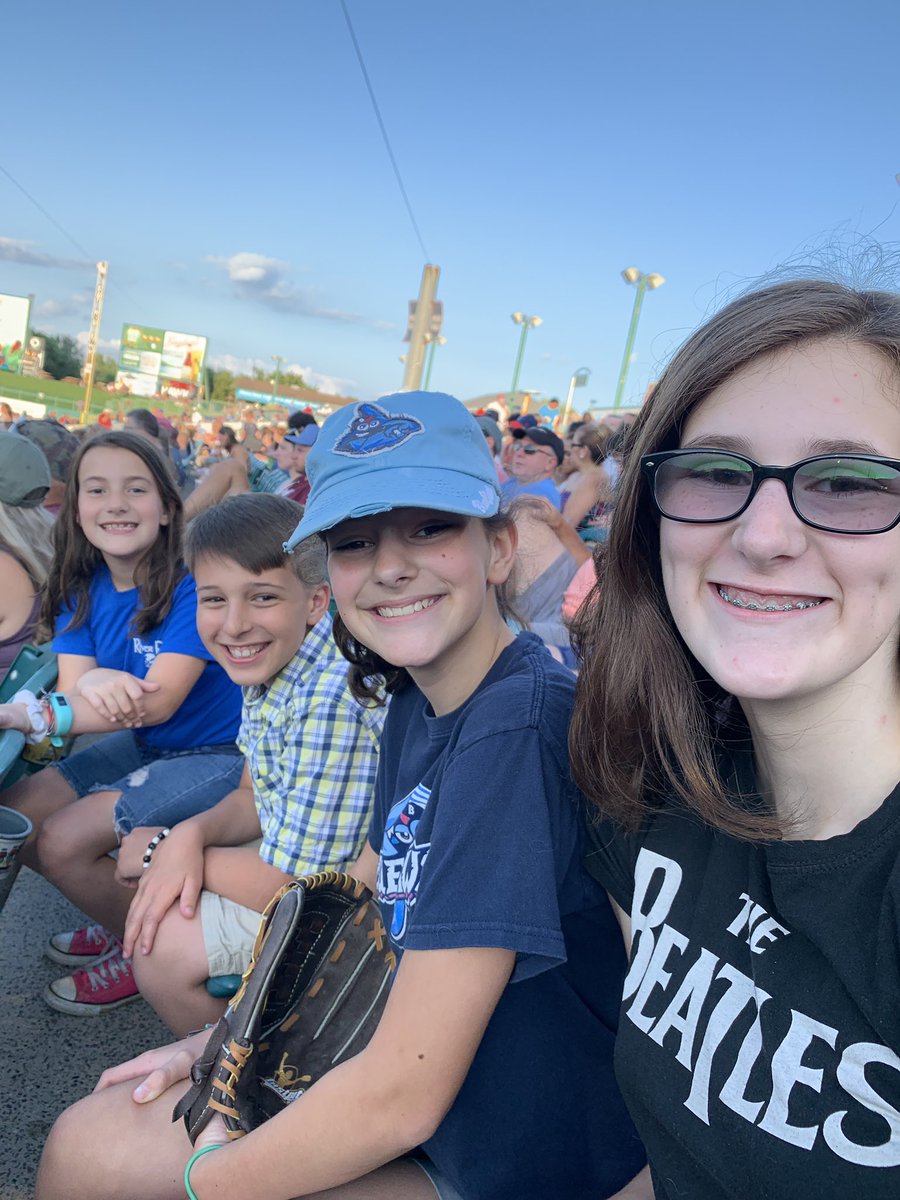 PaulaVForte's tweet photo. #bcstrangerthings #blueclaws 
Enjoying the game!! Go Blueclaws!!! https://t.co/dBTXCvkokZ
