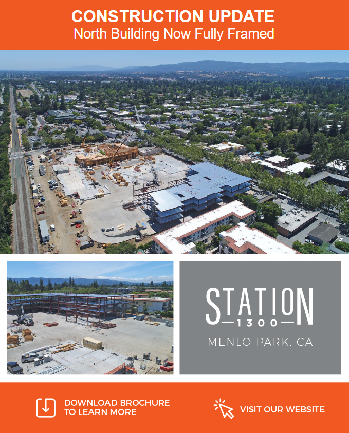 station1300mp's tweet photo. North Building Now Fully Framed! @Station1300mp 
https://t.co/qmuOikMTmA #station1300 
#station1300mp #newdevelopment #realestate #forlease #office #officespace #downtownoffice #downtownmenlopark #commercialrealestate #commercialspace #shopping #leasing #cbre #menlopark #Caltrain https://t.co/ZRLTPsvdm9