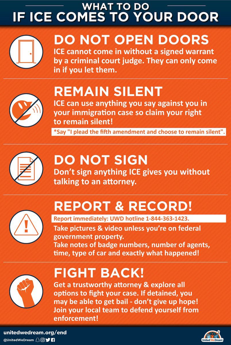 MaricopaDems's tweet photo. ICE Raids are scheduled to begin this weekends. If you see something, say something. Report ICE in your area here: 1-844-363-1423

#CloseTheCamps https://t.co/2y8VechVzm